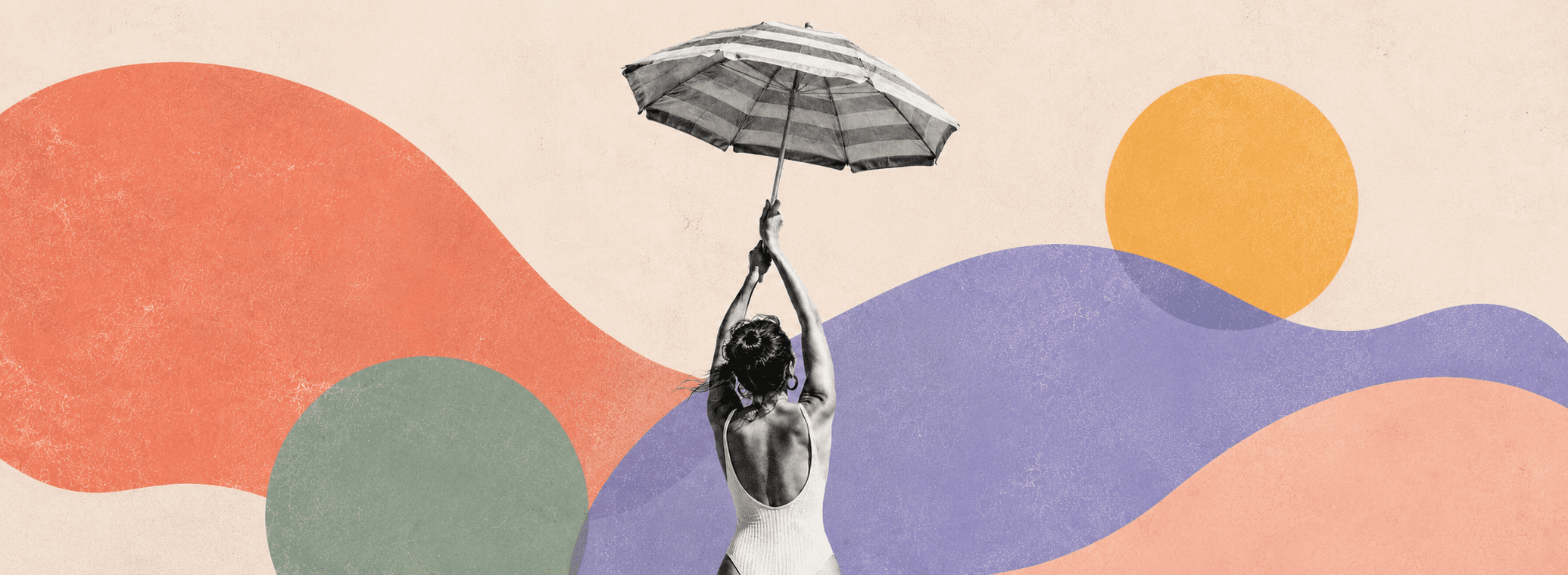 A Fun Girl Summer afternoon, in collage